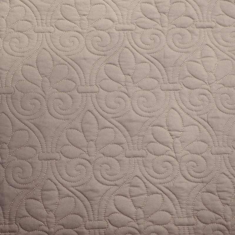 Gray Cotton Twin Reversible Floral Daybed Set