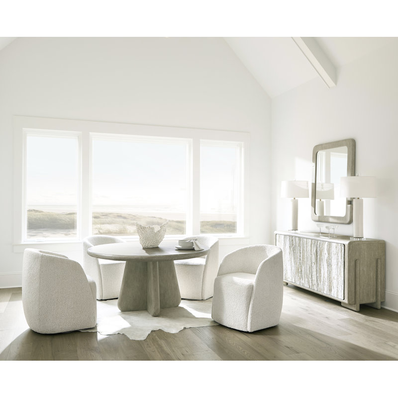 Clay Finish Rectangular Woodgrain Wall Mirror