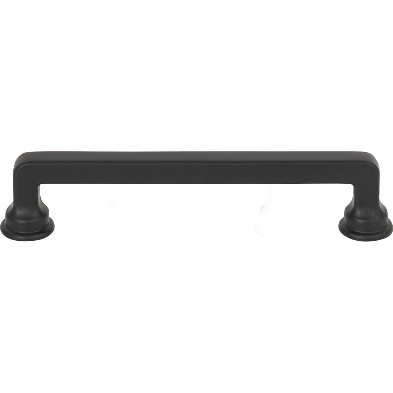 Matte Black Zinc Bar Pull Handle with Mounting Hardware