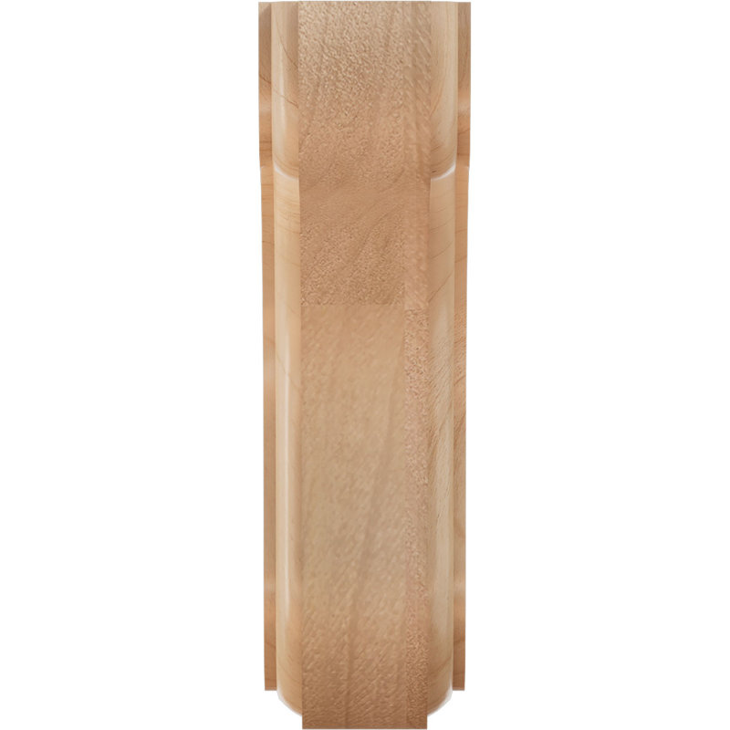 Alder Hand-Carved 5.5'' Wood Bracket Corbel