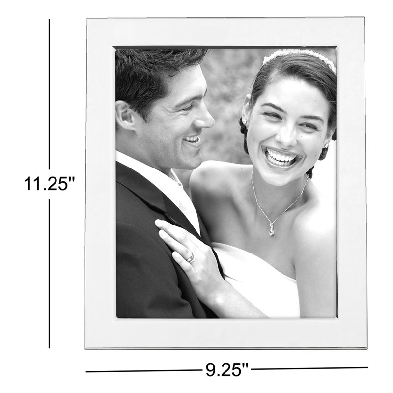 Classic Silver-Plated 8x10 Tabletop Picture Frame