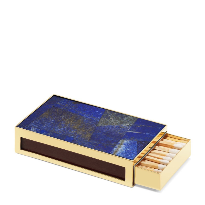 Cassiel Blue and Brass Mosaic Match Sleeve