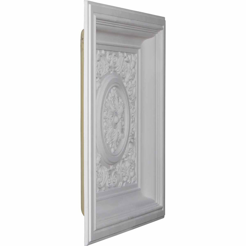 Nicole Vintage 24'' Square Gray Polyurethane Ceiling Tile