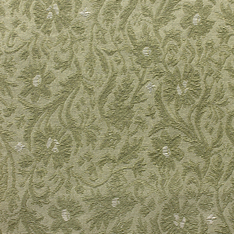 Elegant Celadon Green Wingback Chair with Mahogany Wood Base