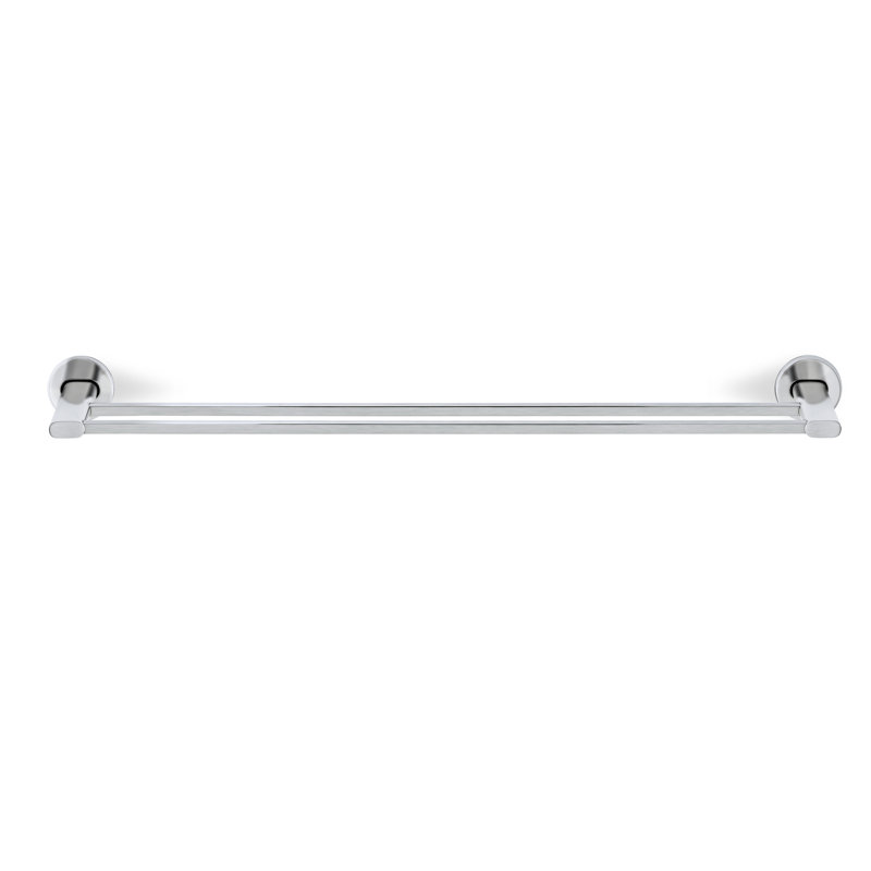 Matte Stainless Steel Wall Mounted Twin Towel Bar