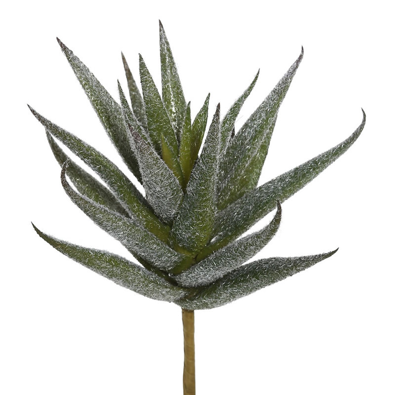 6.5'' Green and Red Faux Aloe Vera Pick Set