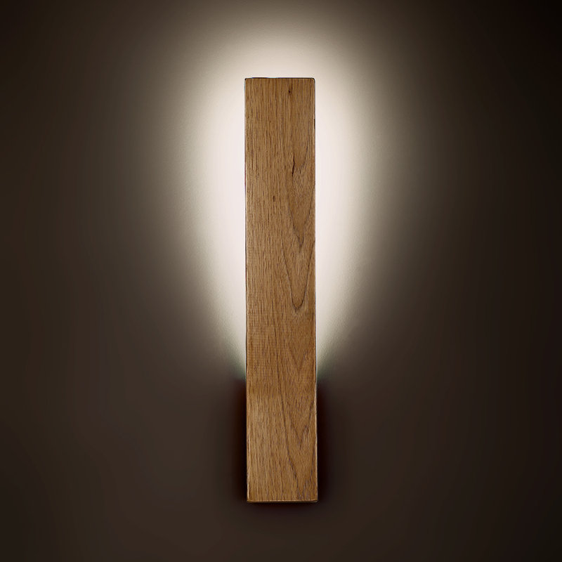 Sleek Black LED Sconce with Clear Diffuser - Dimmable, 11" H