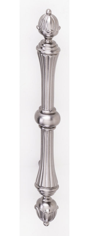 Antique English Brushed Nickel Appliance Pull with Mounting Hardware