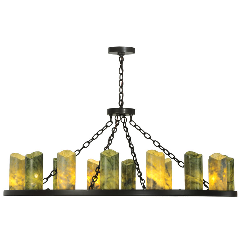 Loxley 16-Light Timeless Bronze Wagon Wheel Chandelier