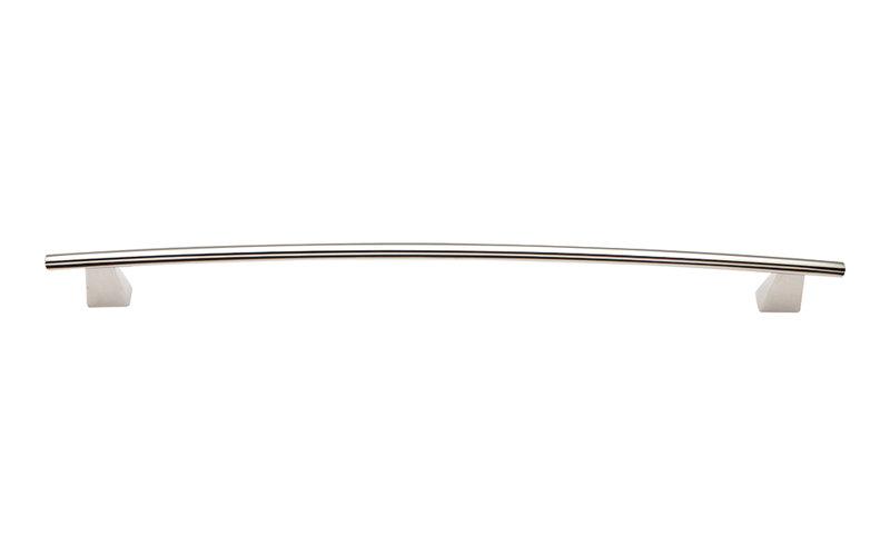 Polished Chrome Modern Bar Handle with Mounting Hardware