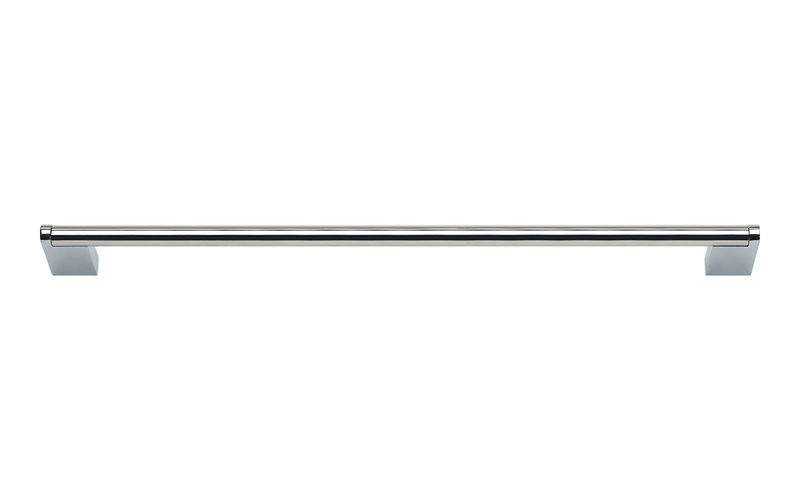 Polished Stainless Steel Modern Bar Handle with Mounting Hardware