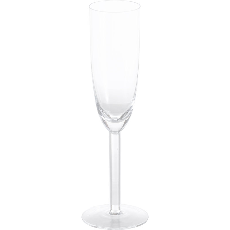 Paola Clear Glass 8oz. Champagne Flute Set of 4