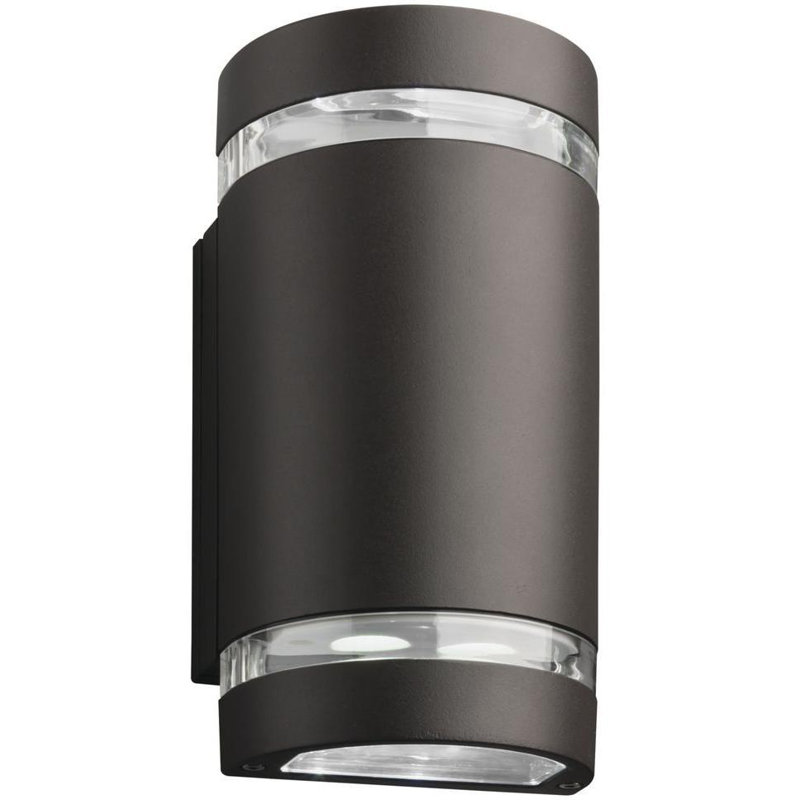 Bronze and Black Dimmable LED Cylinder Wall Light