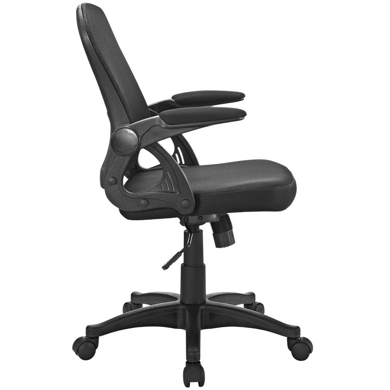 Advance Black Mesh Swivel Office Chair with Adjustable Arms