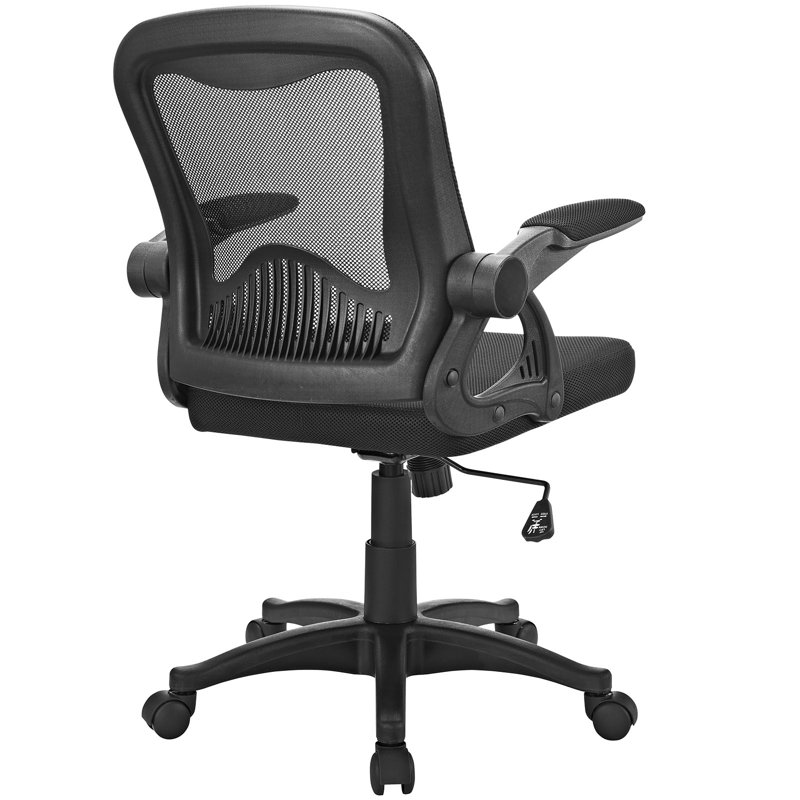 Advance Black Mesh Swivel Office Chair with Adjustable Arms