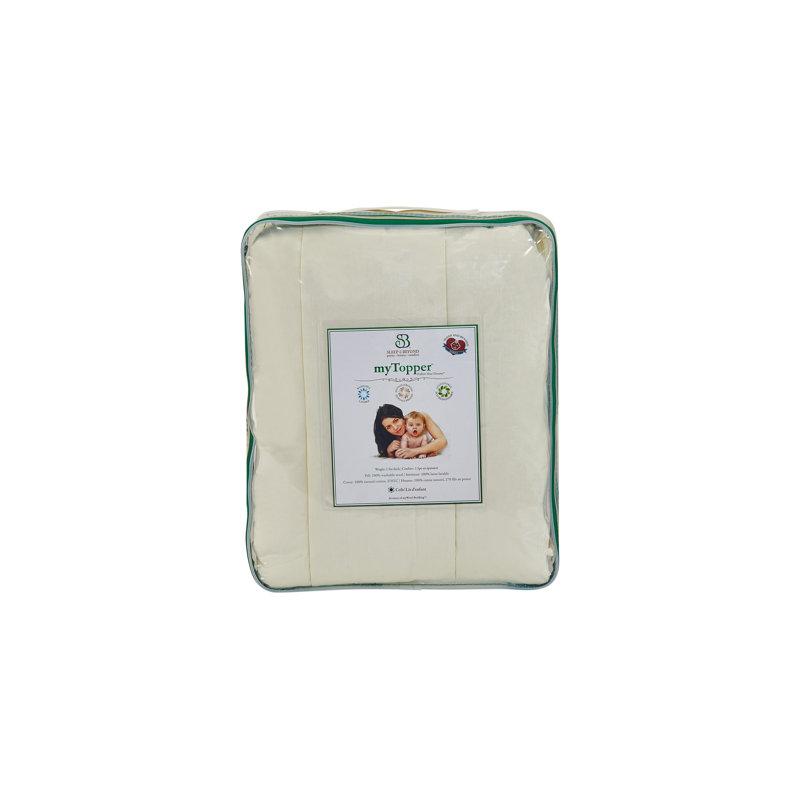 Twin Size Cozy Nest Washable Wool Mattress Topper