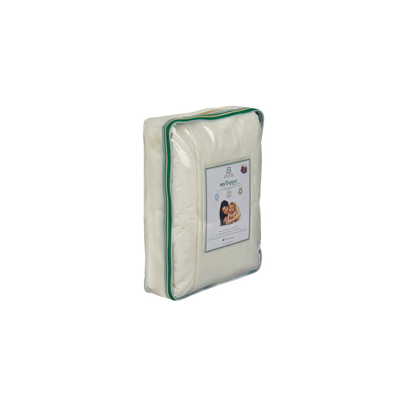Twin Size Cozy Nest Washable Wool Mattress Topper