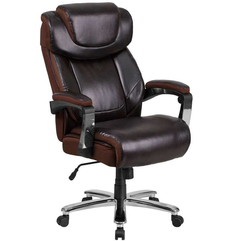 Esmeralda High-Back Brown LeatherSoft Executive Swivel Chair