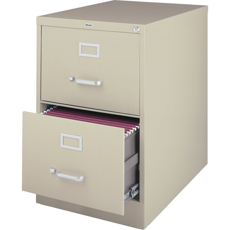 Putty 2-Drawer Legal Size Lockable Vertical File Cabinet