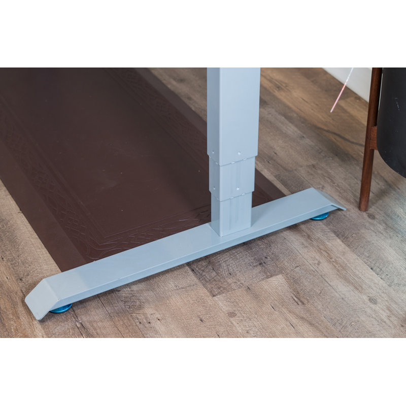 Black 50'' Electric Height Adjustable Desk Frame with Dual Motor
