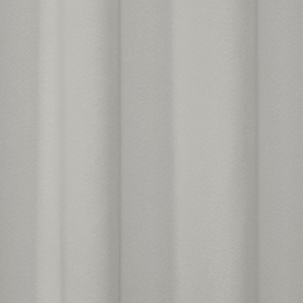Gray Polyester Blackout Rod Pocket Curtain Panel