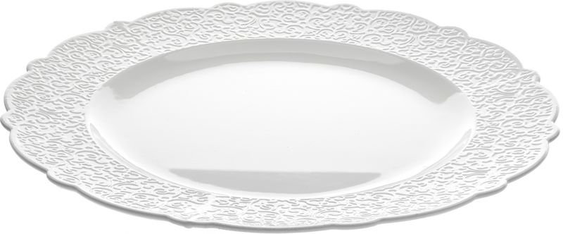 White Porcelain Neo-Baroque Serving Platter