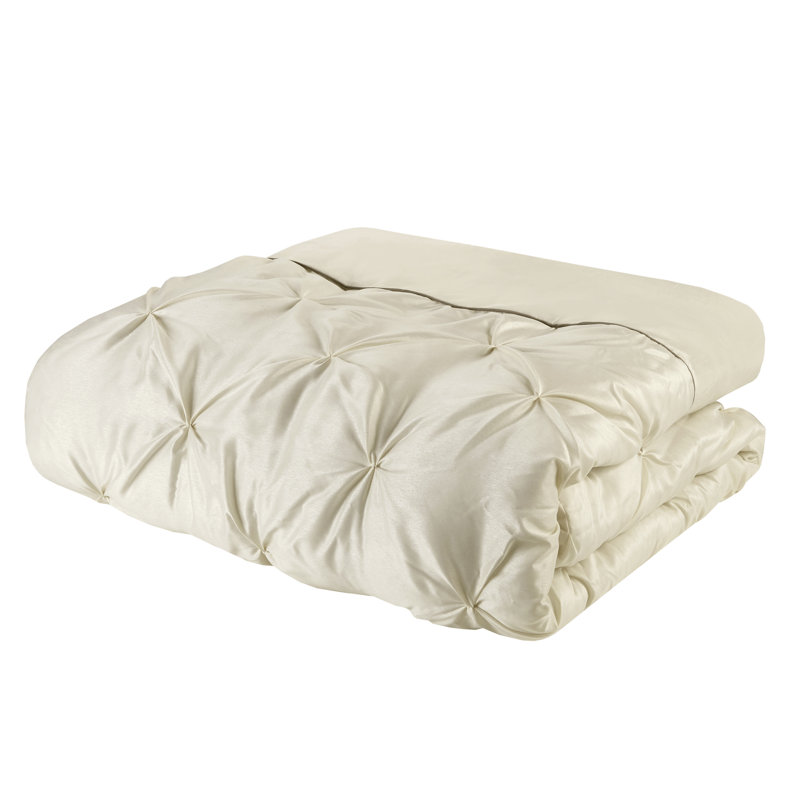 Ivory Microfiber Queen 24-Piece Bedding Set