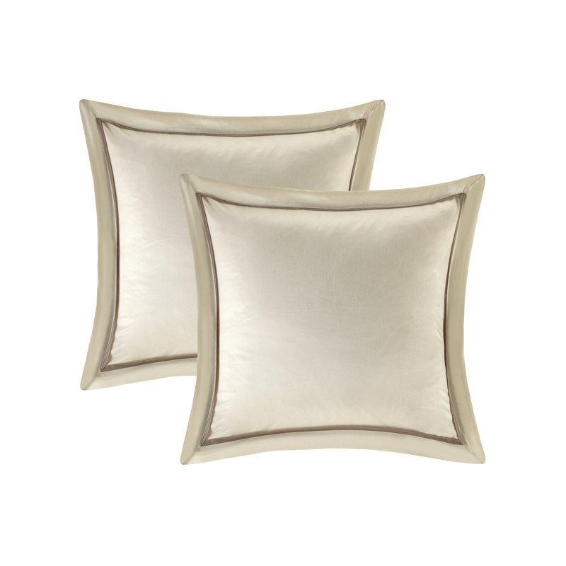 Ivory Microfiber Queen 24-Piece Bedding Set