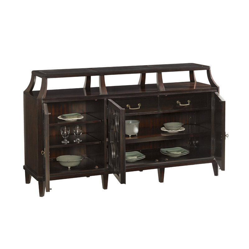 Kensington Transitional 71'' Brown Mirrored Buffet