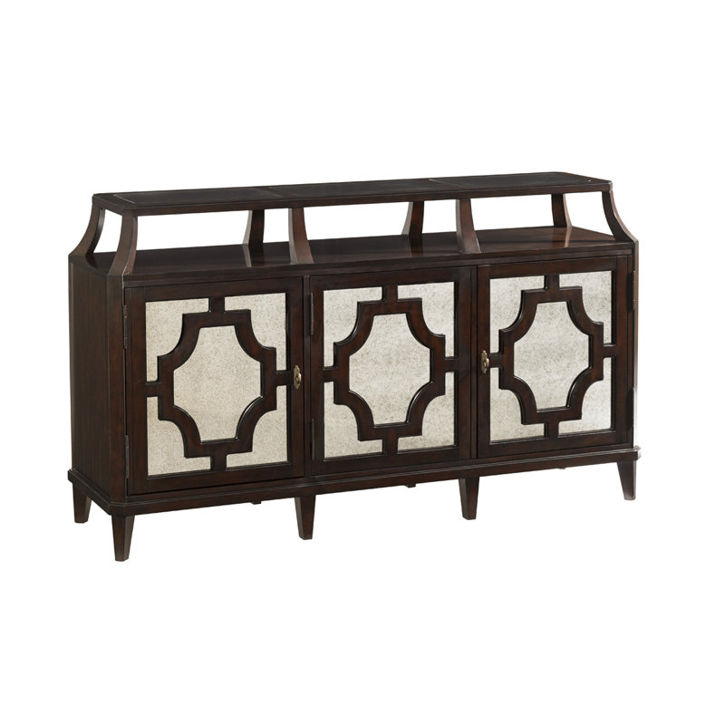 Kensington Transitional 71'' Brown Mirrored Buffet