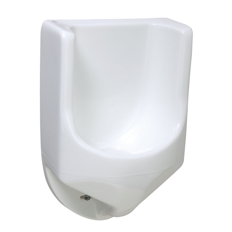 Kalahari White High Performance Composite Waterless Wall Urinal