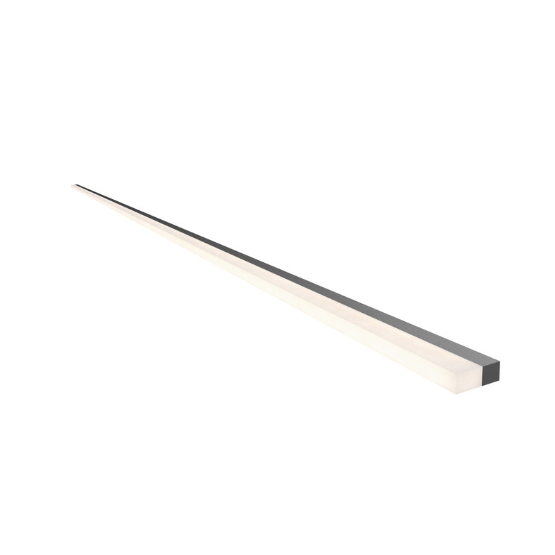 Satin Black 96" Dimmable LED Wall Sconce