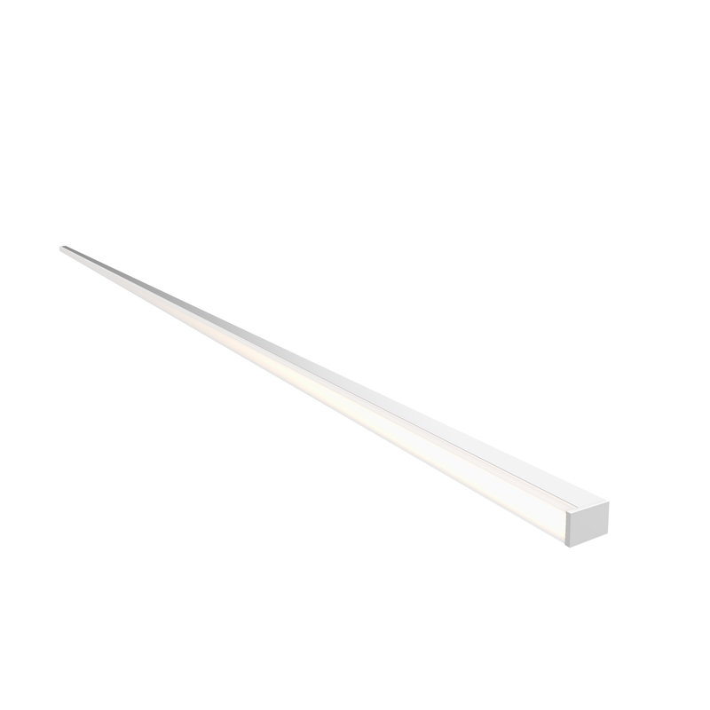 Sleek Satin White 72" LED Bath Bar with Dimmable Feature
