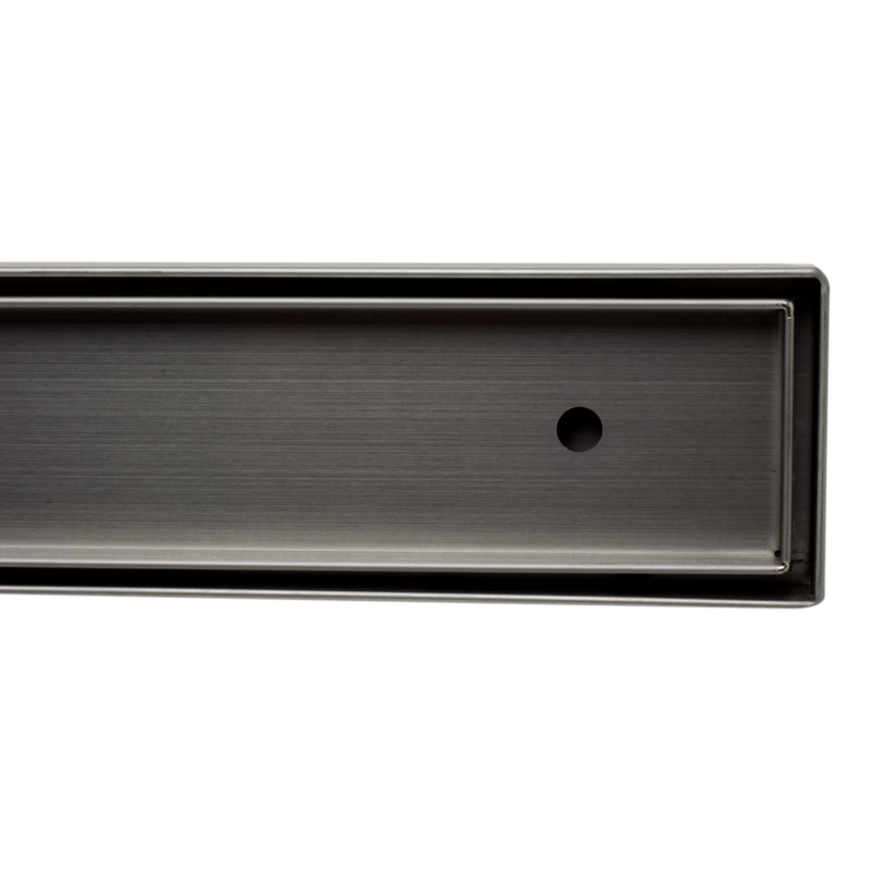 24" Stainless Steel Linear Shower Drain without Cover