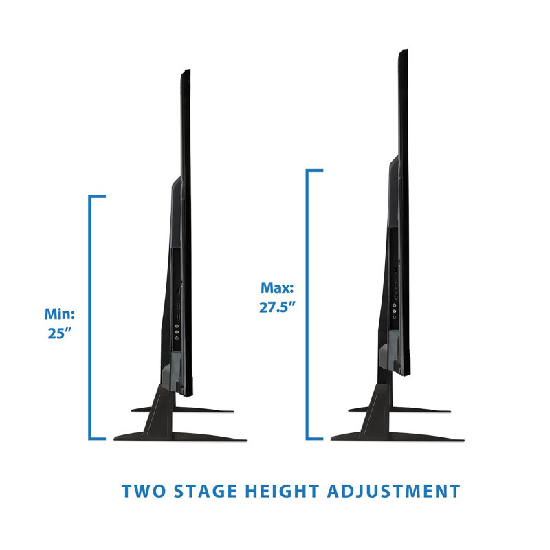 Sleek Universal Steel TV Stand with VESA Mount for 22"-60" Screens