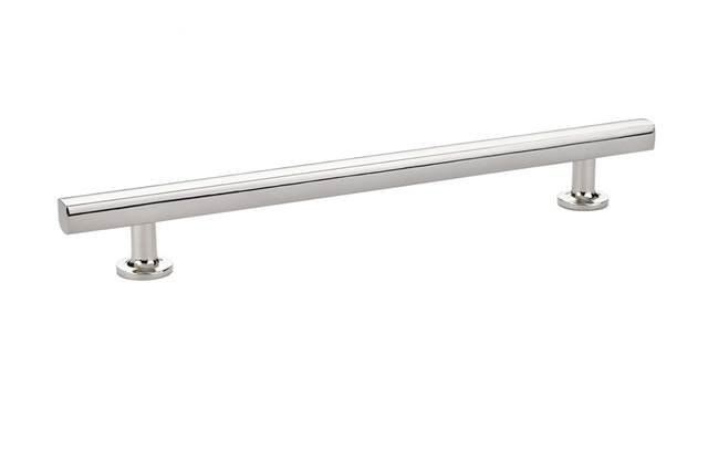 Polished Nickel 8" Bar Pull with Standard Mount