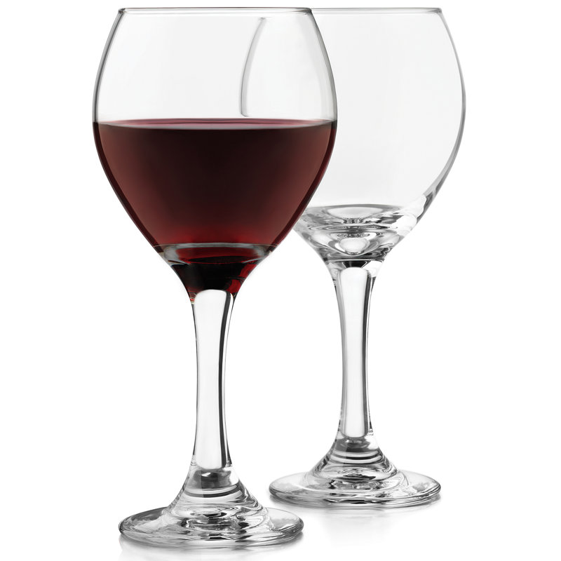 Libbey Classic Clear Glass Red Wine Set, 13.5-ounce, 4-Piece