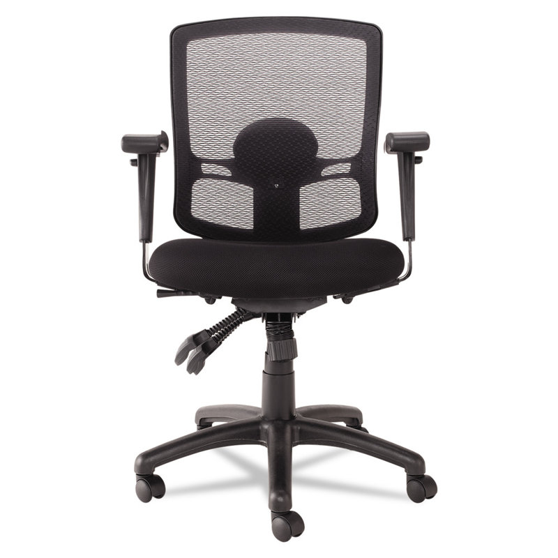 Adjustable Ergonomic Mesh Office Chair with Tilt and Swivel, Black