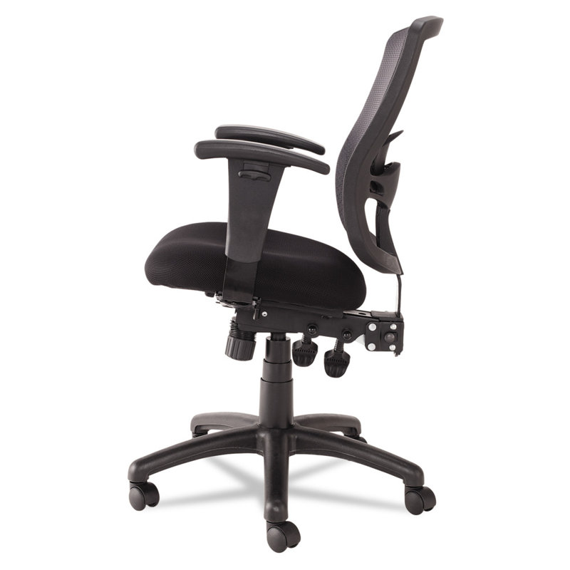 Adjustable Ergonomic Mesh Office Chair with Tilt and Swivel, Black