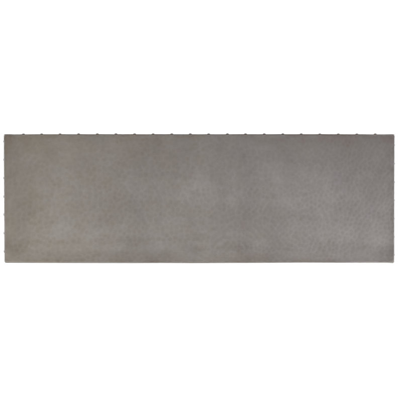 Gray Transitional Media Console with Cabinet and Drawers