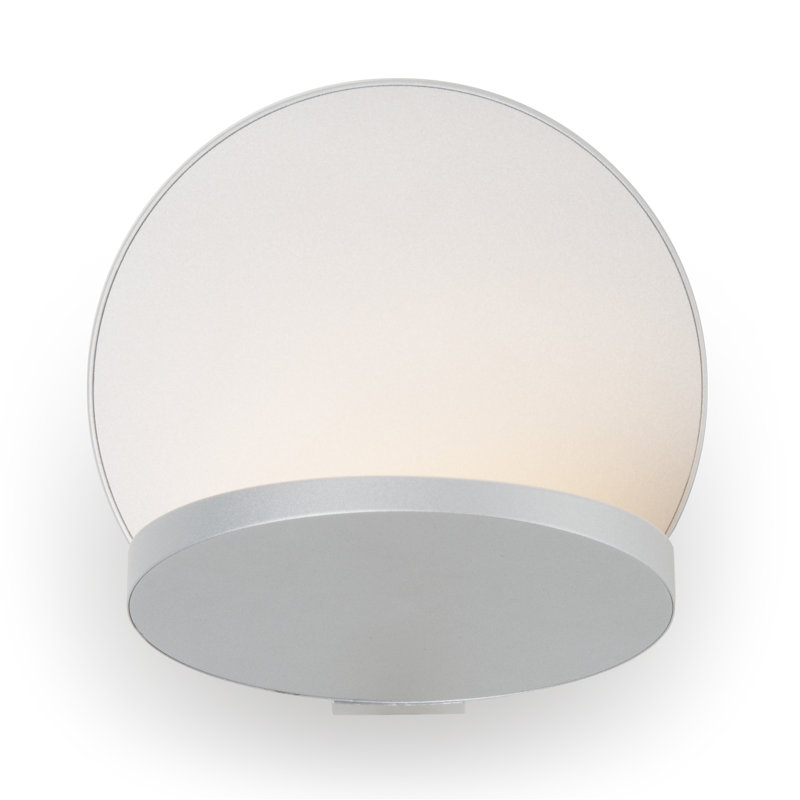Gravy LED Dimmable Wall Sconce in Silver with Articulating Head