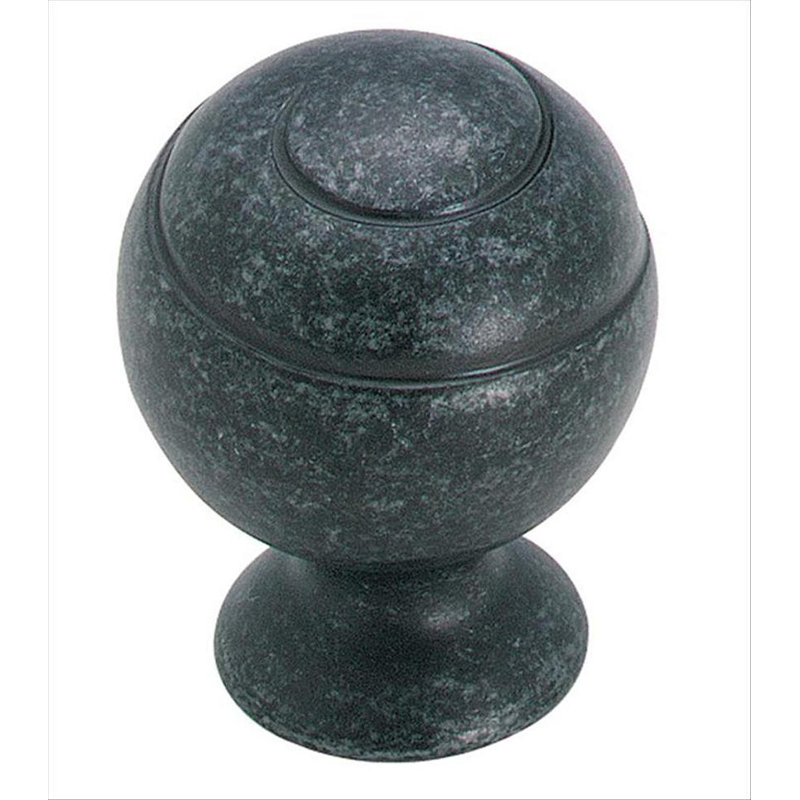 Satin Nickel Oval Cabinet Knob with Mounting Hardware