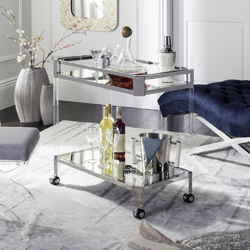 Iago Mirror Bar Cart