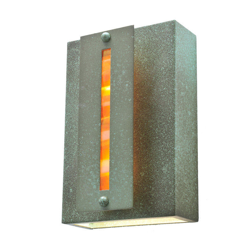 Autumnal Tarnished Copper 2-Light Arts & Crafts Wall Sconce