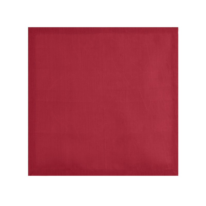 La Classica Red Linen Napkin Set of Four