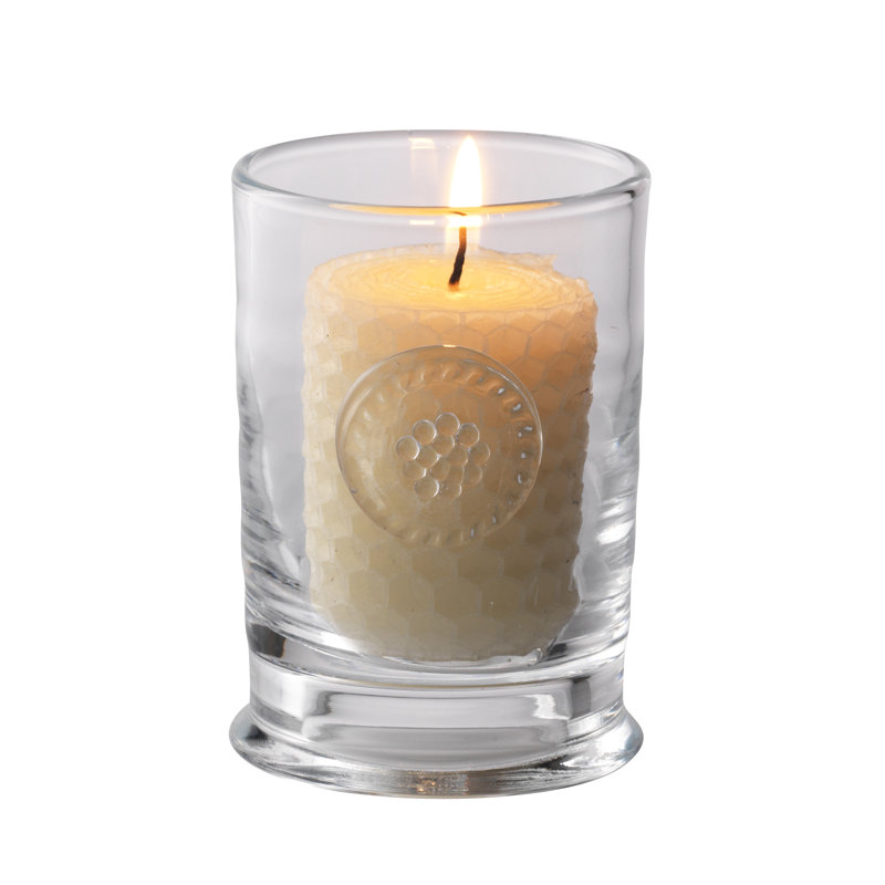 Elegant Berry & Thread Glassware Votive Holder