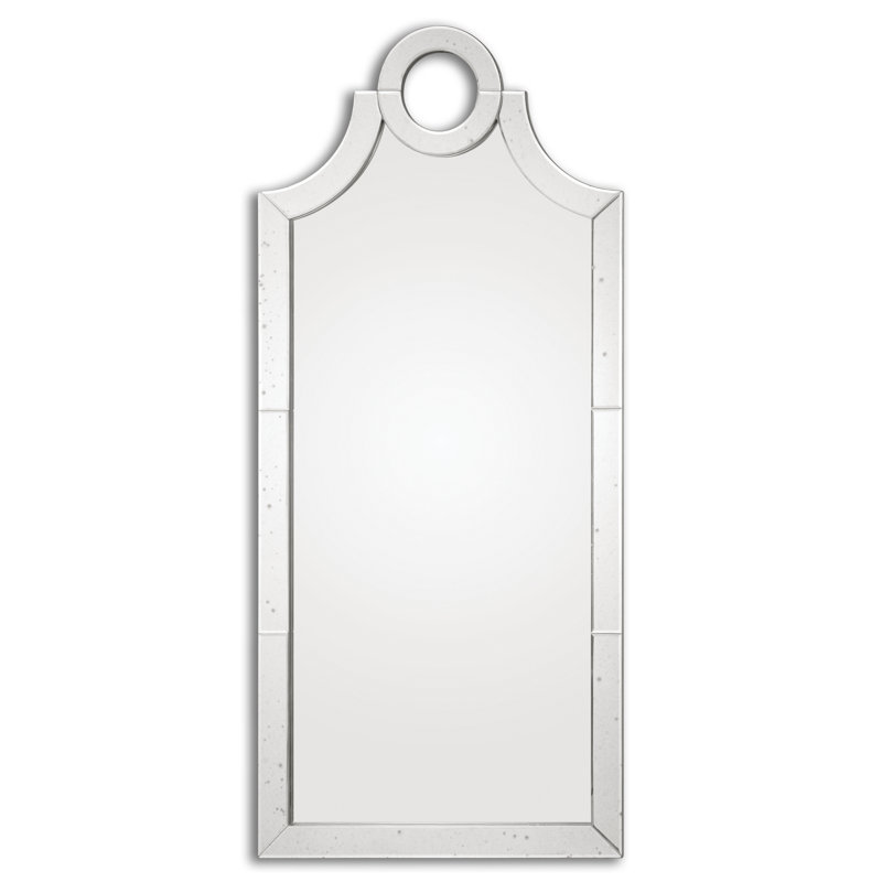 66" Silver Frameless Rectangular Modern Mirror
