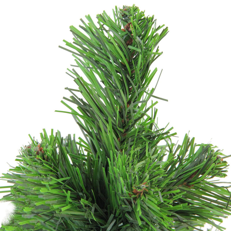 12" Mini Pine Tabletop Christmas Tree with Faux Wood Base - Unlit