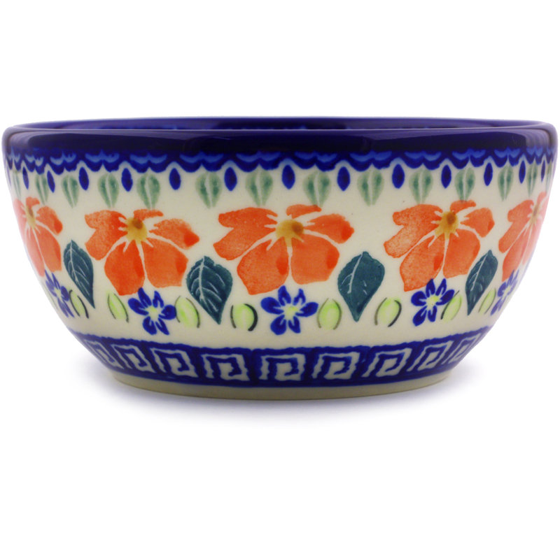 Handcrafted Ceramic Stoneware Dessert Bowl, 14 oz
