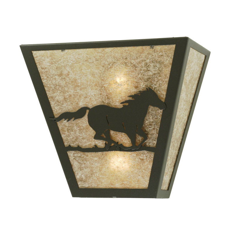 Bronze Black Dual-Light Energy Star Wall Sconce